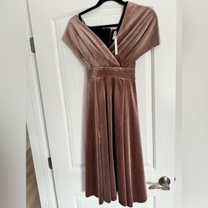 ASOS midi velvet dress ,Size 4